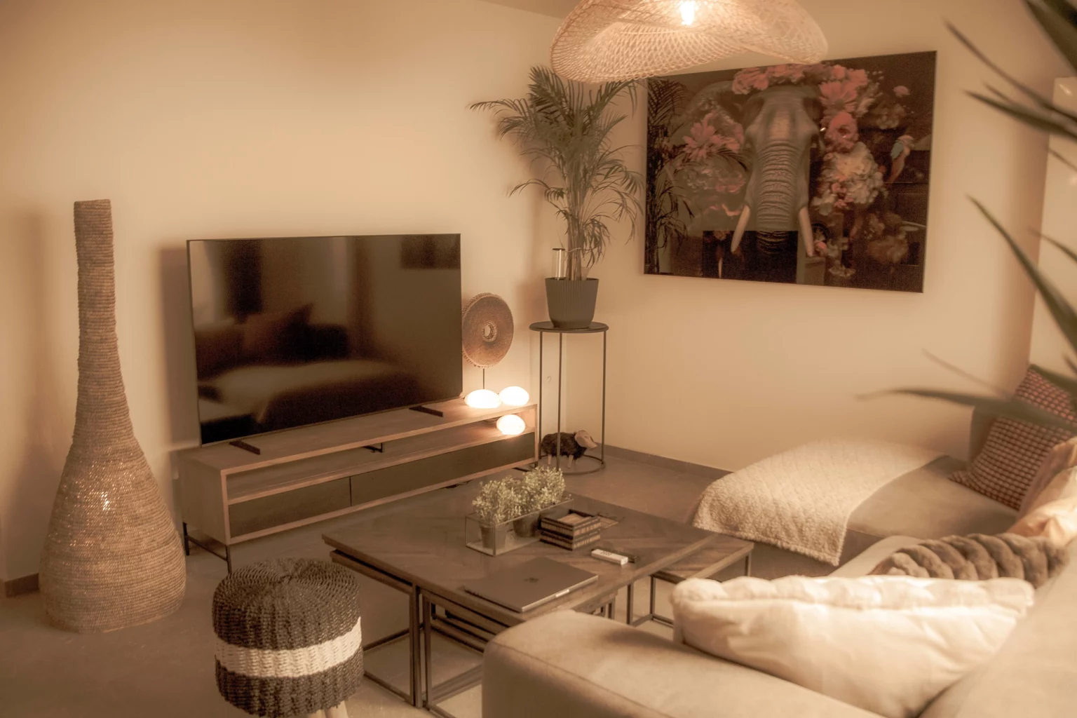 Appartement Sanur 3 chambres Terrasse Salon TV